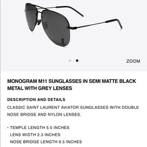 Ysl monogram women’s sunglasses